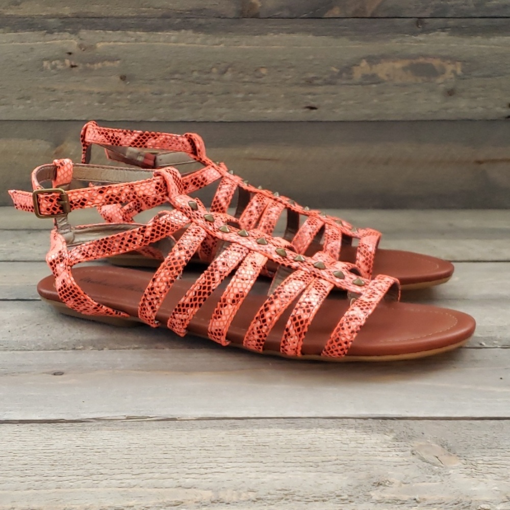 Women's Michael Antonio Strappy Flat Sandals sz 8